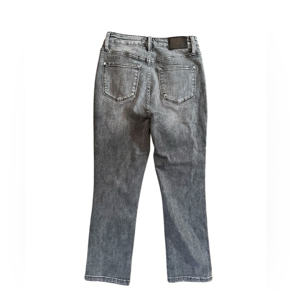Judy Blue Grey Skinny Crop Button-Fly Jeans 3/26 - Picture 5 of 5